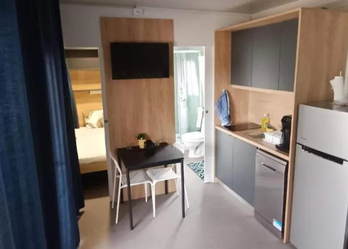 Standard Two Bedroom Mobile With Terrace And Sea View Br3 Holiday home *